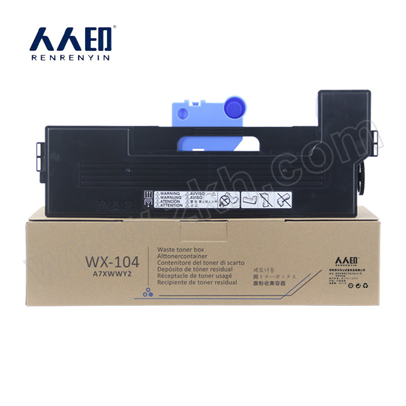 RRY/人人印 废粉盒 废粉仓 WX-104 黑色 适用柯尼卡美能达BH227/BH287/BH367/7522/7528 1支