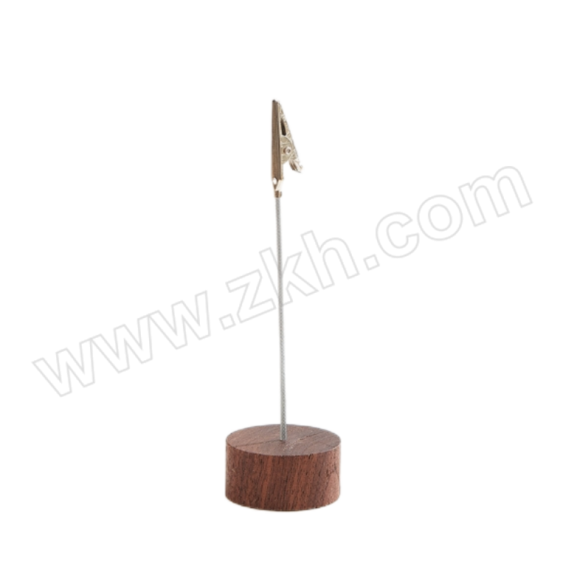 HUAIFENG/淮风 价格牌 HFGJGP-1-1 胡桃木圆形大号金属价格牌 14×4cm 1个