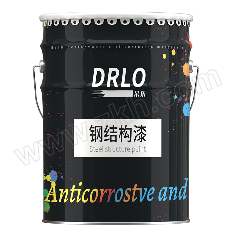 DRLO/朵乐 钢结构漆 GJGQ 黑色2.5kg 1桶