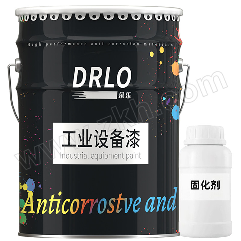DRLO/朵乐 工业设备漆 GYSBQ 中蓝色2.5kg主剂+0.5kg固化剂 1组