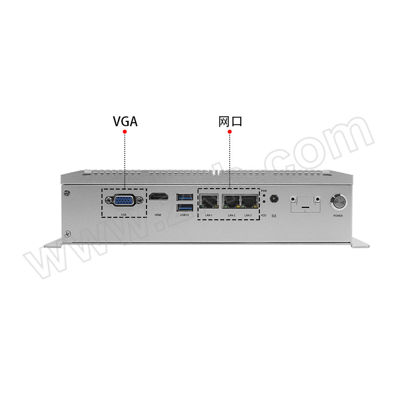 AIOTOIA/锡杨电子 嵌入式整机 M65/3965U/4G/128G/4USB/8串/3LAN/DC 12V 1台