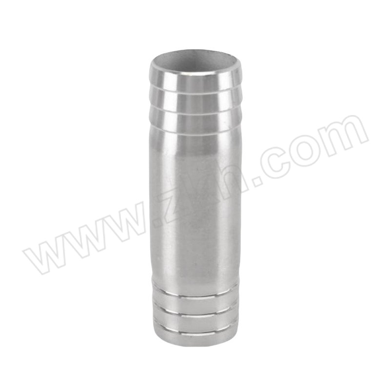 QIANHUAZHIKE/谦华智科 304不锈钢皮软管用双头宝塔等径直通接头 PU-10-200 两端宝塔外径10mm-长约200mm 1个
