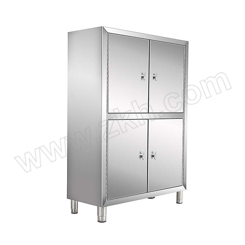 JHS/集华世 商用201不锈钢耐用橱柜 JHS-CG-094 尺寸1500×500×1800mm 对开门款 1个
