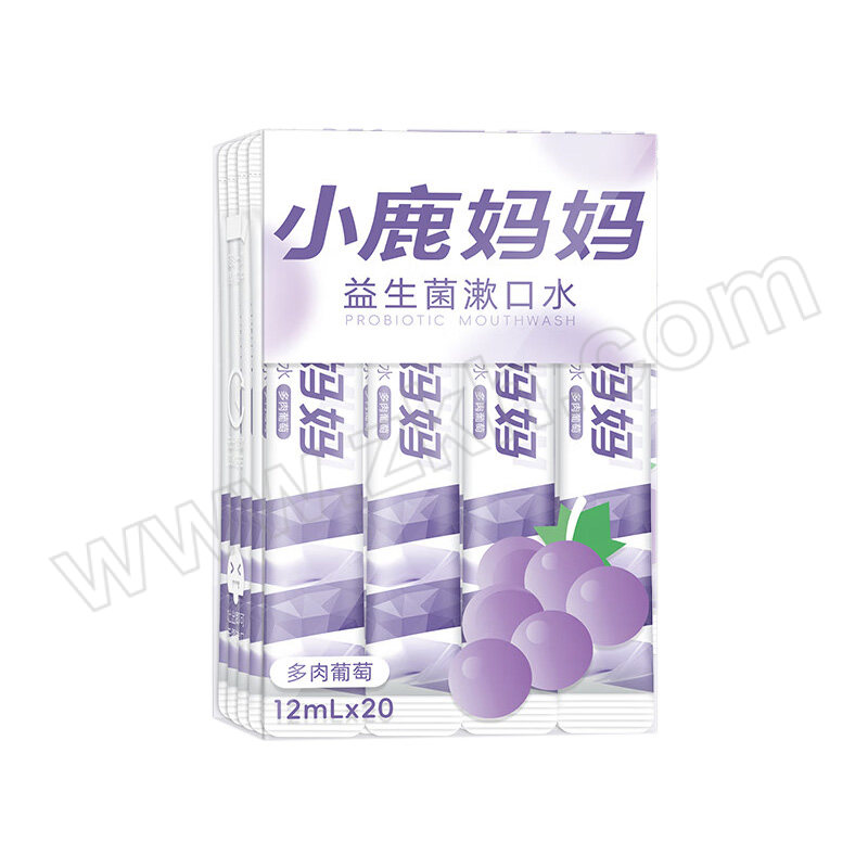 FAMNMUM/小鹿妈妈 益生菌漱口水 6970479740186 白桃、葡萄、凤梨、薄荷、混合香型随机发货 12ml × 20支 1盒
