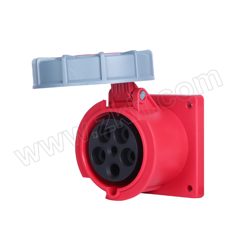 VGUO/围国电气 第二代N系列大电流工业暗装插座 WGN-3356 63A 五芯 220-415V IP67 1个