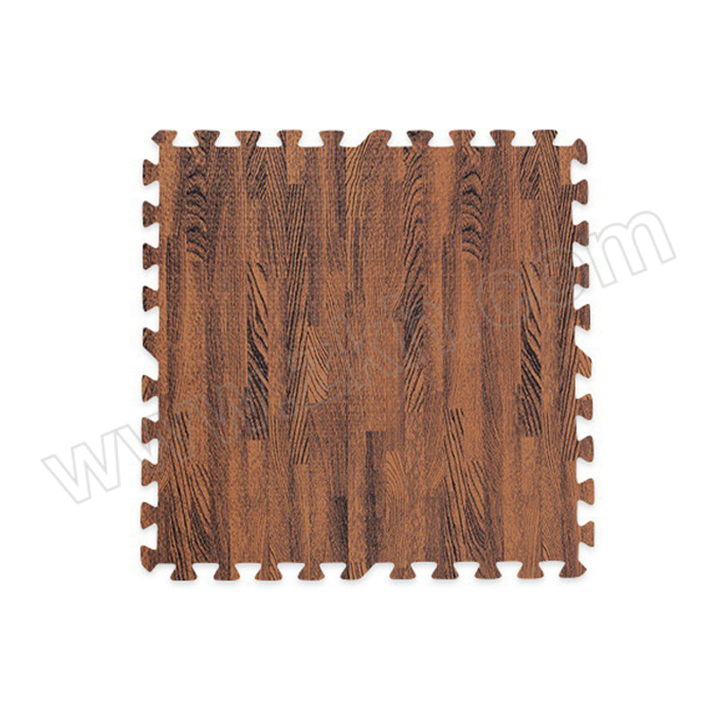 JHS/集华世 仿木纹泡沫拼接地垫 JHS-DD-200 尺寸600×600mm 厚度20mm 深木纹色 1块