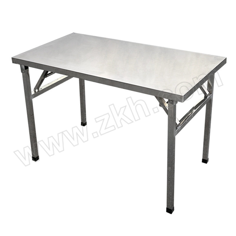 JHS/集华世 商用不锈钢折叠工作台 JHS-GZT-205 尺寸800×600×720mm 单层折叠 1个