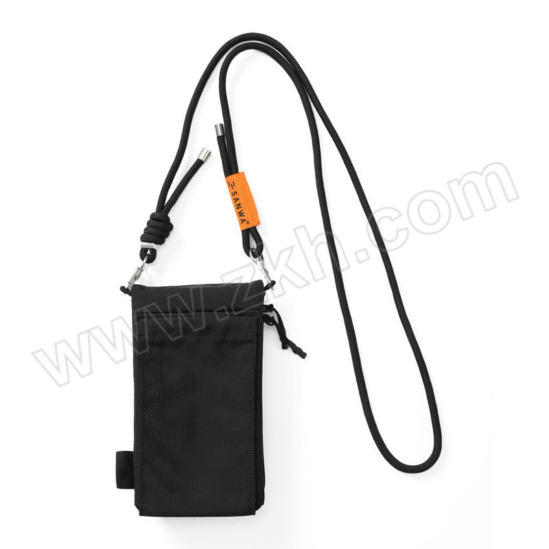 SANWA/山业 挂绳斜挎包 BAG-OPC1BK S-size 竖款 黑色 1个
