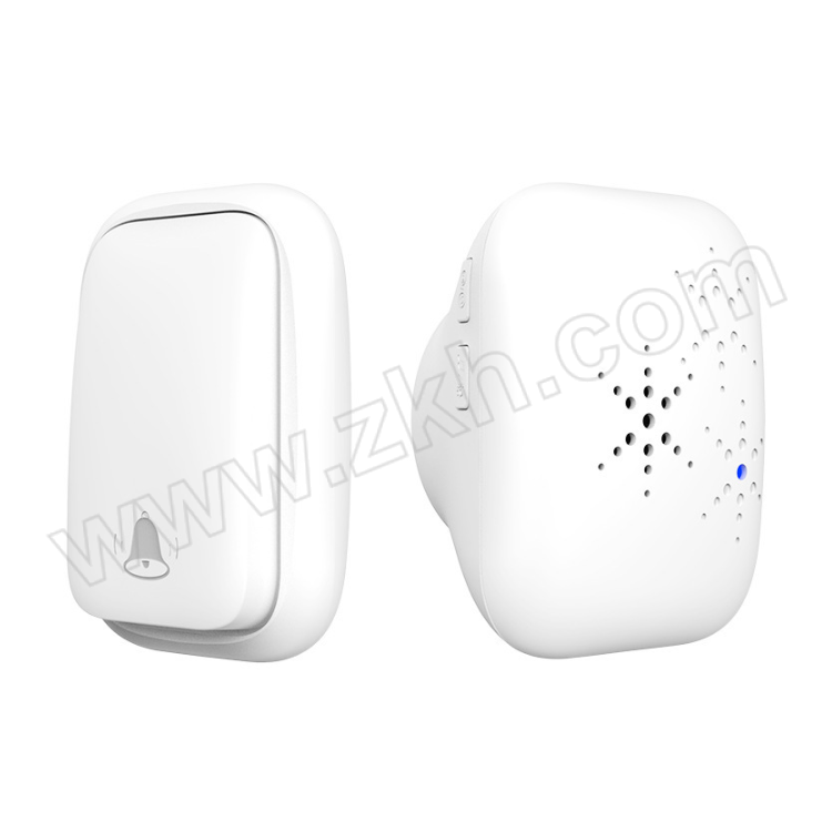 HSCOPE/豪思克普 无线电门铃 HSKP-KST0021 按键70×45mm+响铃67×50mm 一拖一 	白色 1套