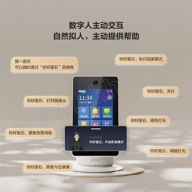 EZVIZ/萤石 智能陪护机器人 RK3 1台