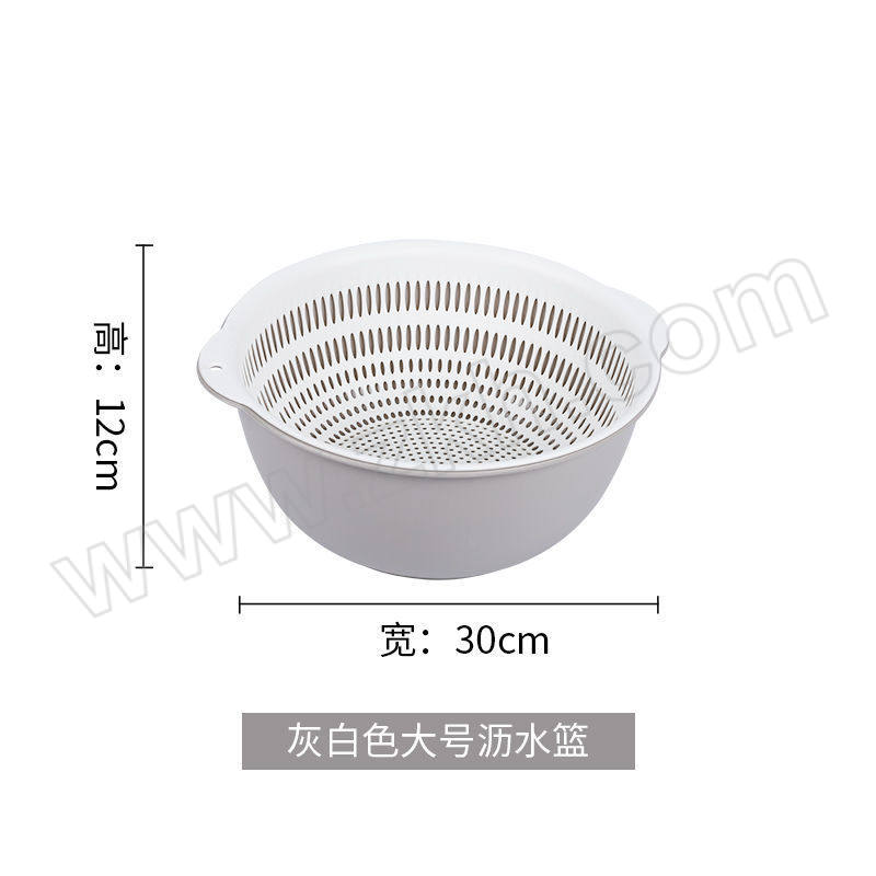 JINZHENHE/金臻赫 菜篮子 LH-xcl7 大号灰白 1个