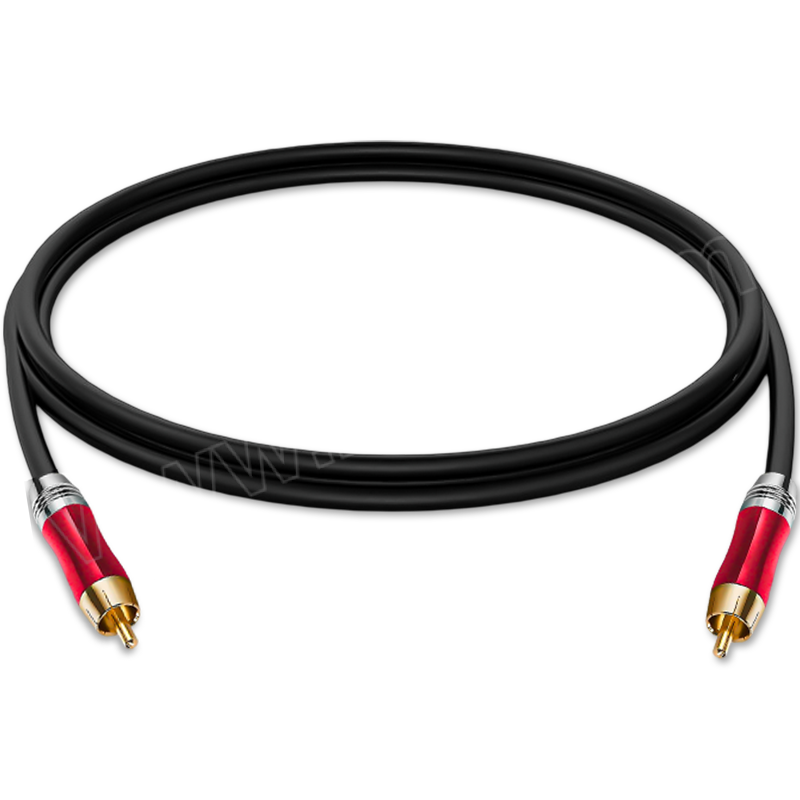 XIANGLAIXIN/祥来鑫 SPDIF数字同轴音频线coaxial功放75-5视频连接线 XLX-YD2R5M RCA莲花公转公头款5m 1根