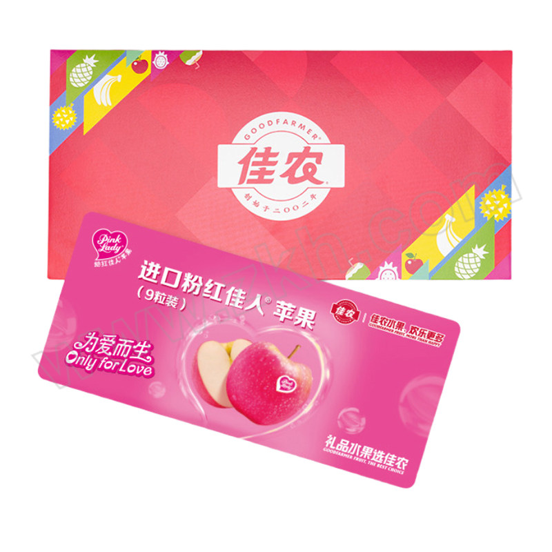 GOODFARMER/佳农 进口粉红佳人苹果礼品卡，图片仅供参考，新老版本随机发货 礼品卡 1张