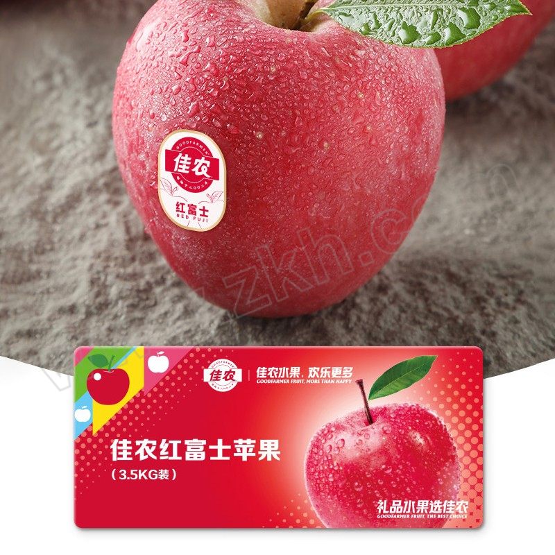GOODFARMER/佳农 红富士苹果礼品卡，图片仅供参考，新老版本随机发货 礼品卡 1张