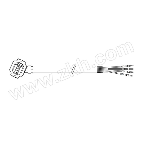 HAIYUR/深海跃 动力线 S6-L-M107-5.0-T 5m 1根