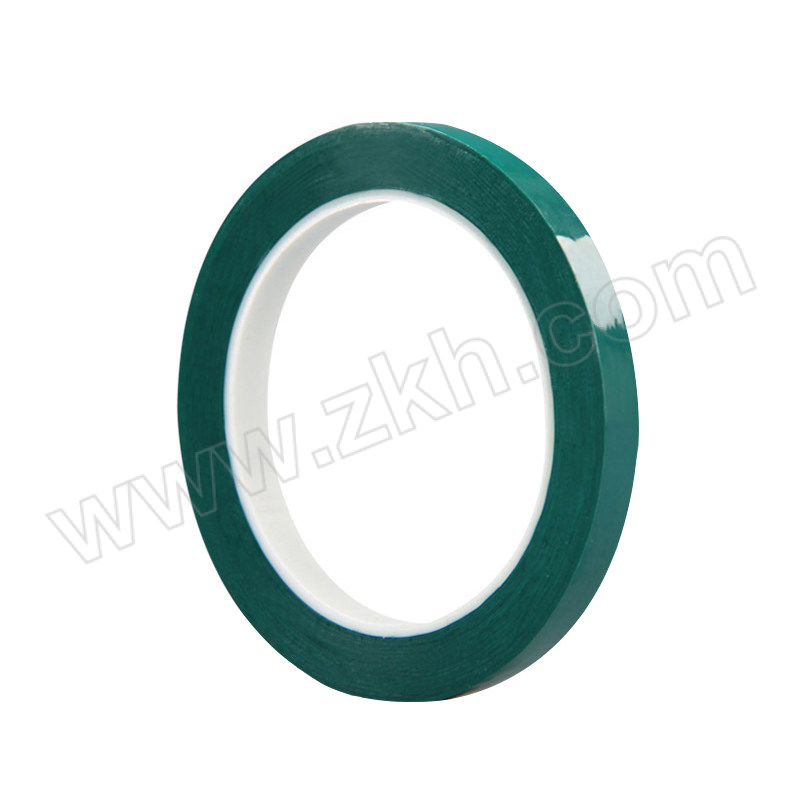 GCMH/工诚美惠 PET耐高温胶带 HSPG-5036 0.055mm×3mm×66m 绿色 1卷