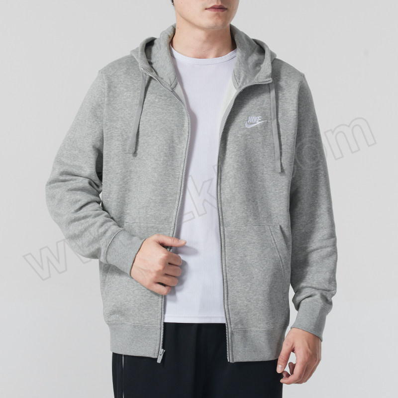 NIKE/耐克 男冬季款针织夹克外套 BV2646-063 暗灰色 L 1件