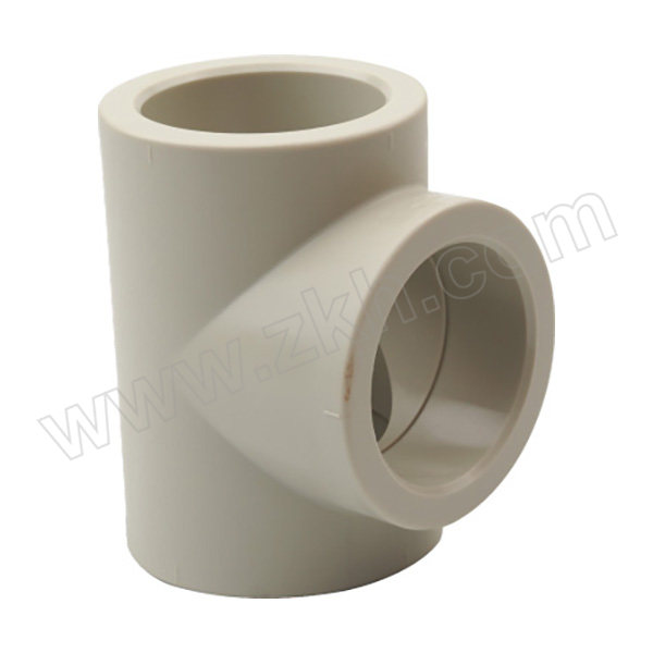 SHCN/协羽塑胶 PPH三通(承插) dn110 国标 1.6MPa 适配管外径110mm 灰色 1个