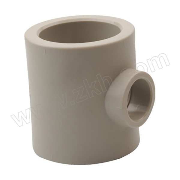 SHCN/协羽塑胶 PPH异径三通(承插) dn63×25 国标 1.6MPa 适配管外径63×25mm 灰色 1个