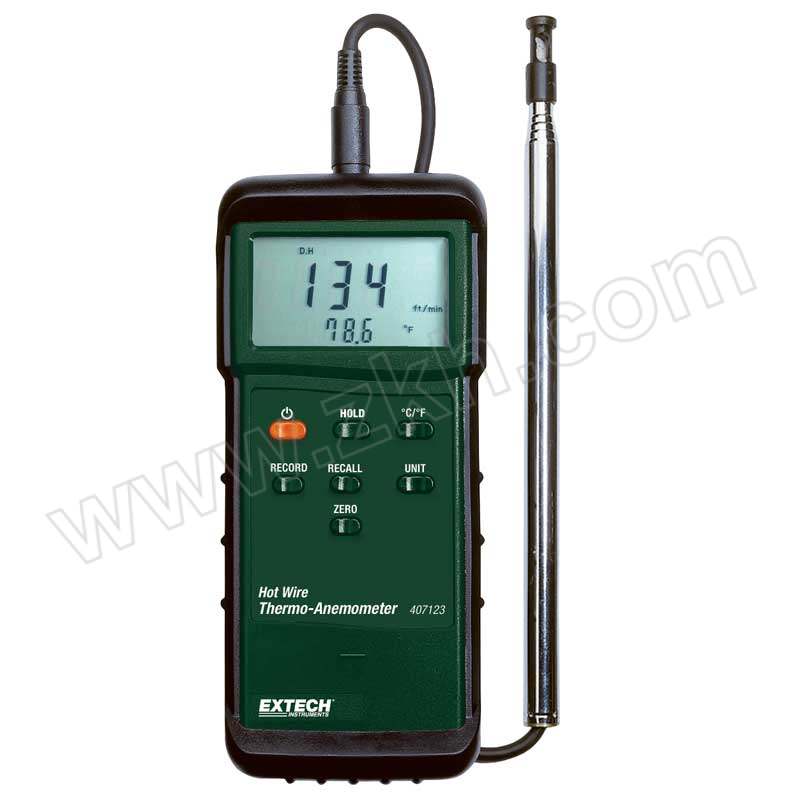 EXTECH/艾示科 工业级热线式风速仪 407123 1台