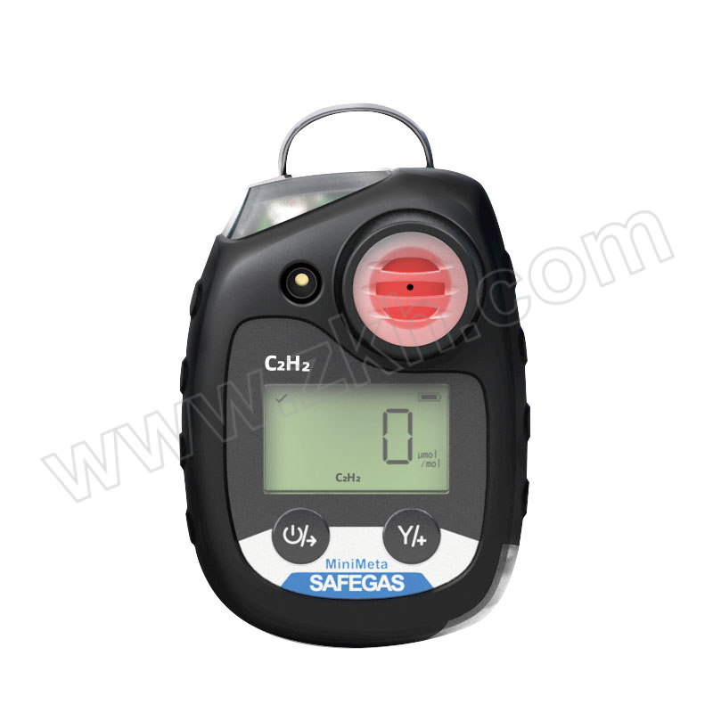 SAFEGAS/元特 袖珍扩散式乙炔报警仪 MiniMeta-C2H2-ZKH 电化学 常规性能 量程0~50ppm 精度3%F.S 1台
