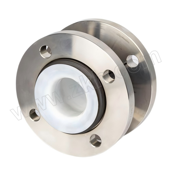 FUTUOSI/福拓斯 304不锈钢法兰内衬四氟三元乙丙橡胶软接头 DN40 长度95mm 三元乙丙橡胶 PN16 1个