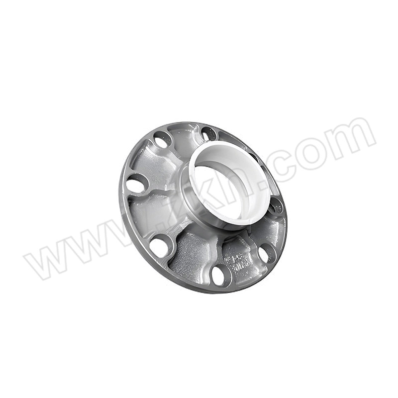 K&F/卡耐夫 沟槽衬塑丝接法兰 RC 2-1/2" DN65 球墨铸铁+衬塑 银色 PN25 GB5135.11-2006 1个