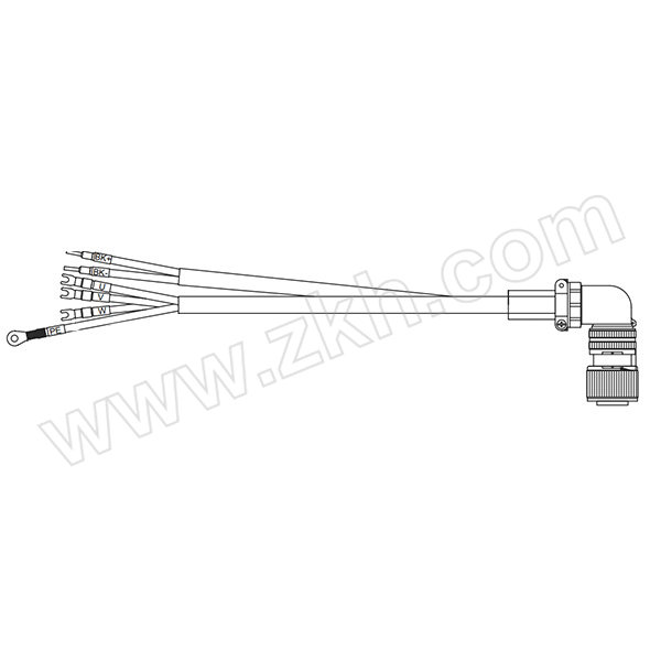 HAIYUR/深海跃 伺服动力线抱闸柔性线 S6-L-B022-20.0-T 20m 1根