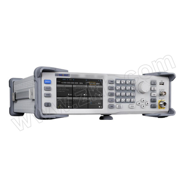 SIGLENT/鼎阳 信号发生器 SSG5040X-V  产品+计量(CW模式频率9kHz-4GHz IQ模式频率10MHz-4GHz 频率分辨率0001Hz 最大输出功率26dBm 相位噪声-120dBc/Hz@1GHz 偏移20kHz(典型值) 5英寸电容触摸屏 支持脉冲调制 脉冲串输出)+UKITSSA3X+脉冲串发生器(功能选件) 1套