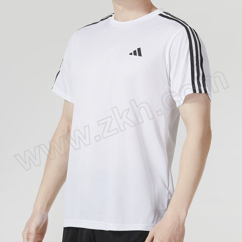 ADIDAS/阿迪达斯 男夏季款速干短袖T恤 IB8151 白色 3XL 1件