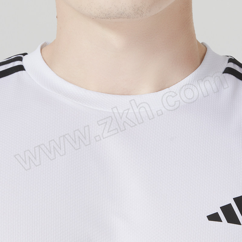 ADIDAS/阿迪达斯 男夏季款速干短袖T恤 IB8151 白色 3XL 1件