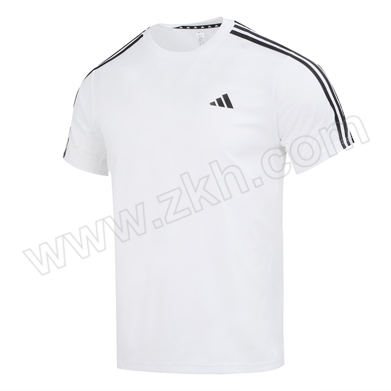 ADIDAS/阿迪达斯 男夏季款速干短袖T恤 IB8151 白色 3XL 1件