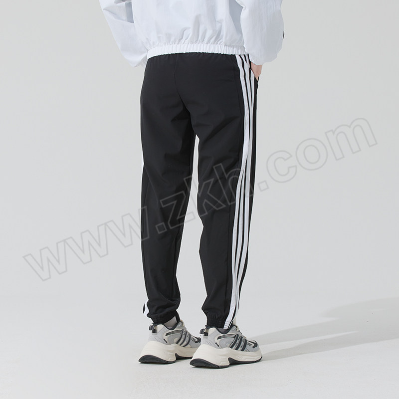 ADIDAS/阿迪达斯 女春秋款宽松休闲梭织长裤 JI8313 黑色 S 1件
