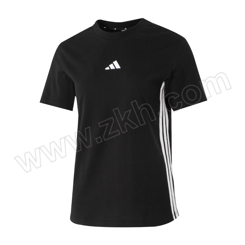 ADIDAS/阿迪达斯 女夏季款短袖T恤 JD0846 黑色 XS 1件