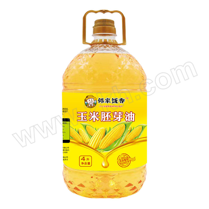 LINJIAFANXIANG/邻家饭香 非转基因 物理压榨一级玉米胚芽油 4L LJFX129 1桶