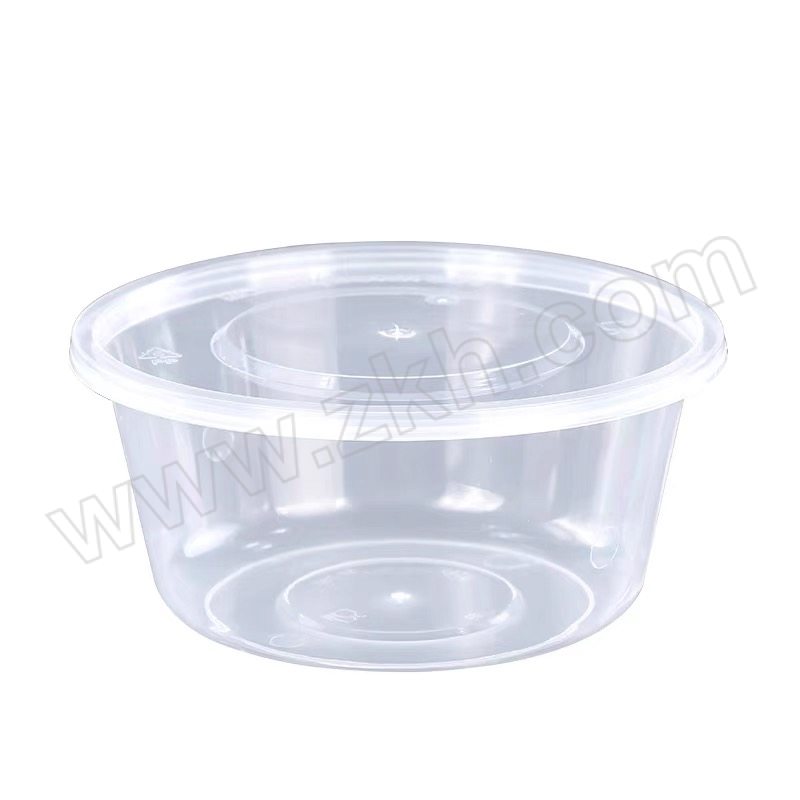 WXYH/万兴亿合 一次性餐盒 圆形加厚 带盖200ml 1箱