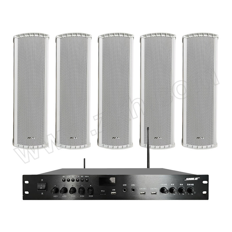 SHILE/狮乐 定压无线广播套装 SW-06+CP-5 SW-06主机*1+CP-5音柱*5 1套