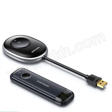 SHENGWEI/胜为 投屏器 DUH010AB USB发射端+HDMI接收端 投屏30M 支持5G 黑色PC/PC外壳,HDMI1M线1米*1 1对