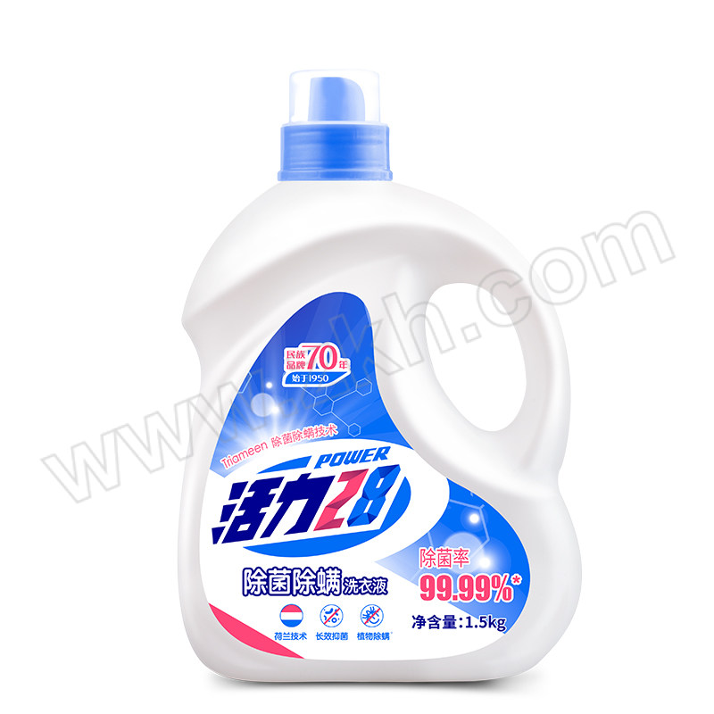 POWER28/活力28 除菌除螨洗衣液 6971006661400 1.5kg 1瓶