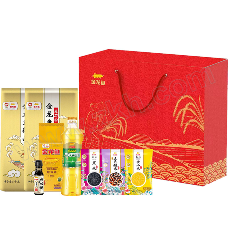 ARAWANA/金龙鱼 金龙鱼粮油礼盒2.95kg+850ML 1套