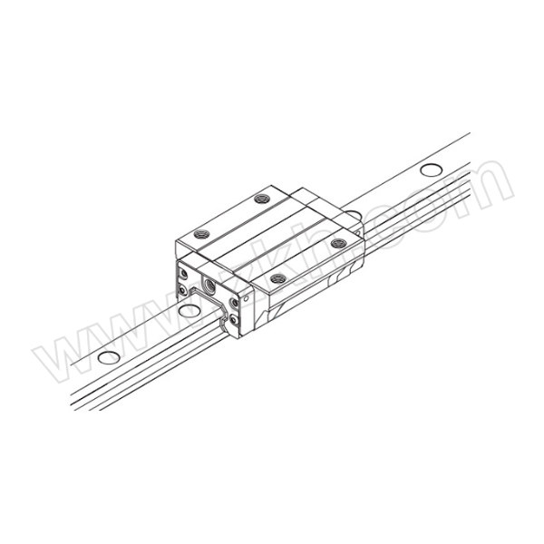 THK/蒂业技凯 成套导轨 SHS35C1SS-1065L (G=12.5/12.5) 含1根导轨+1个滑块 1套