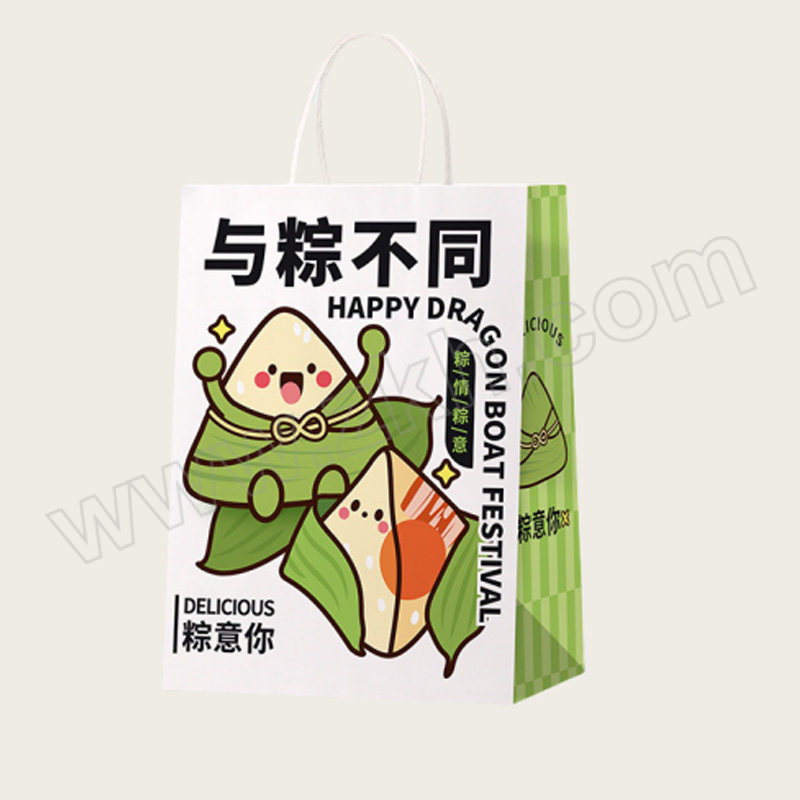 QISHAN/琪钐 端午节粽子手提礼品袋 与粽不同 15*8*21cm 1个