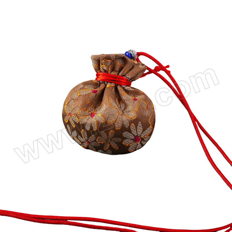 QISHAN/琪钐 端午艾草香囊祈福香包 7.5*8cm 卡其色 1个