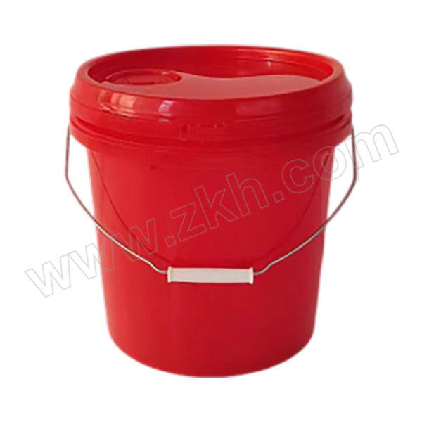 GCMH/工诚美惠 带盖涂料油漆桶 10L 红色 带油嘴 1个