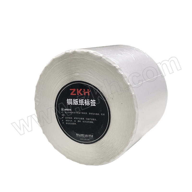 ZKH/震坤行 铜版纸标签 白色 80×60mm 800张 1卷
