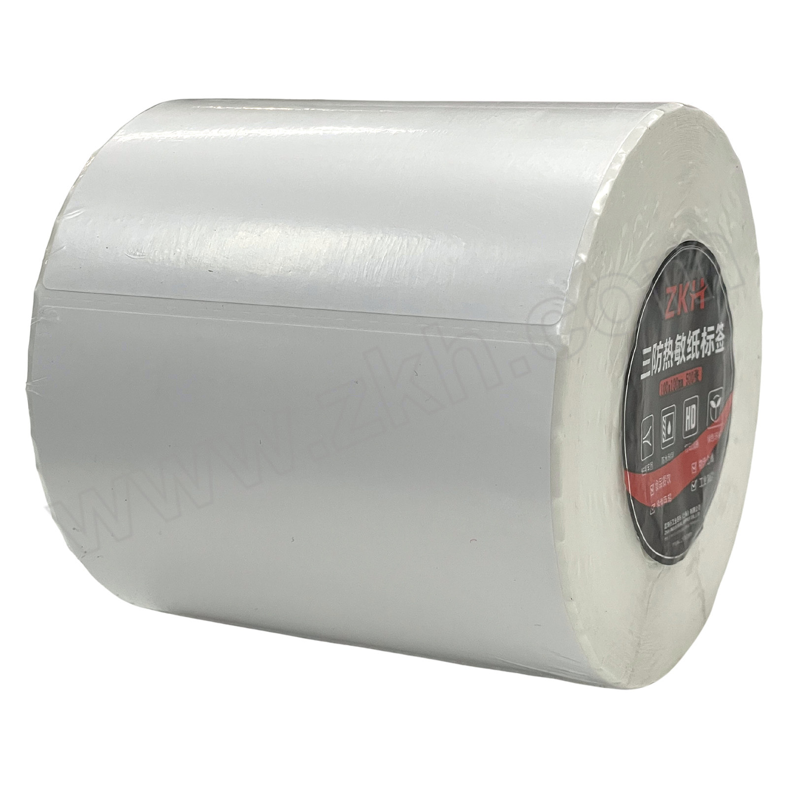 ZKH/震坤行 三防热敏纸标签 白色 100×100mm 500张 1卷