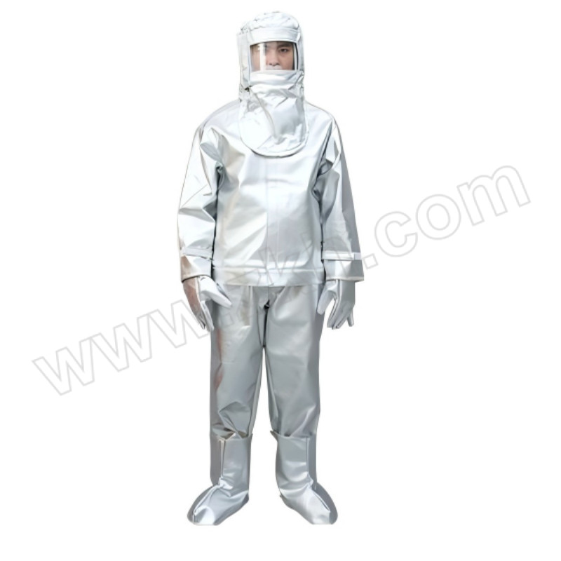 LWSH/劳卫士 防辐射热500°铝箔隔热服 LWS-002 XL码 含上衣×1+裤子×1+头罩×1+手套×1+鞋盖×1 1套