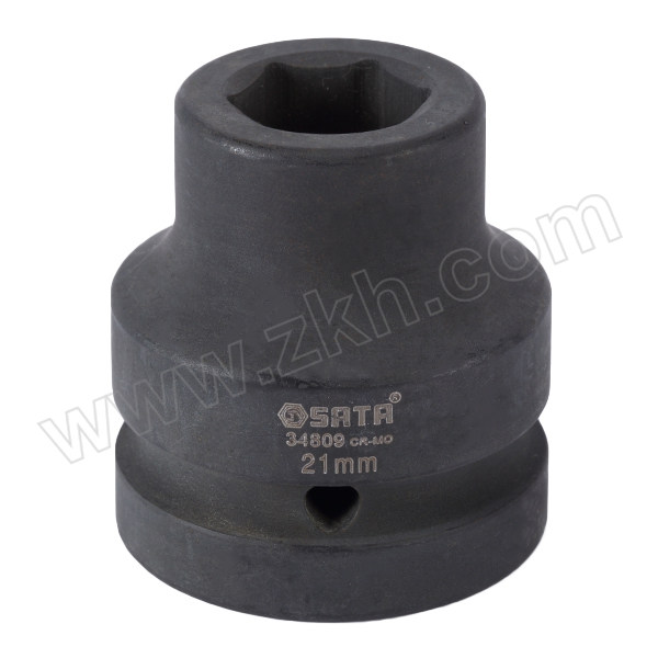 SATA/世达 1"公制六角风动标准套筒 SATA-34809 21mm 1只