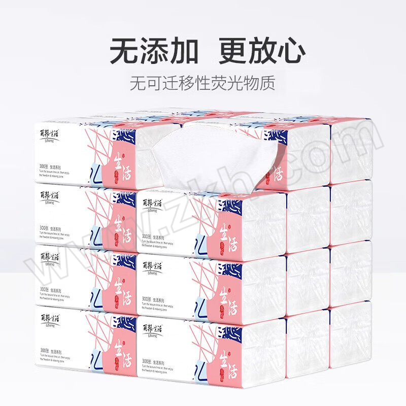 LB/丽邦生活 抽纸 SRZ150-1*30包 白色 四层 120×170mm 1箱