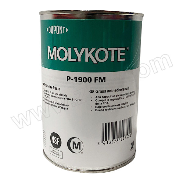 MOLYKOTE/摩力克 食品级防卡剂 P1900 白色 1kg 1罐